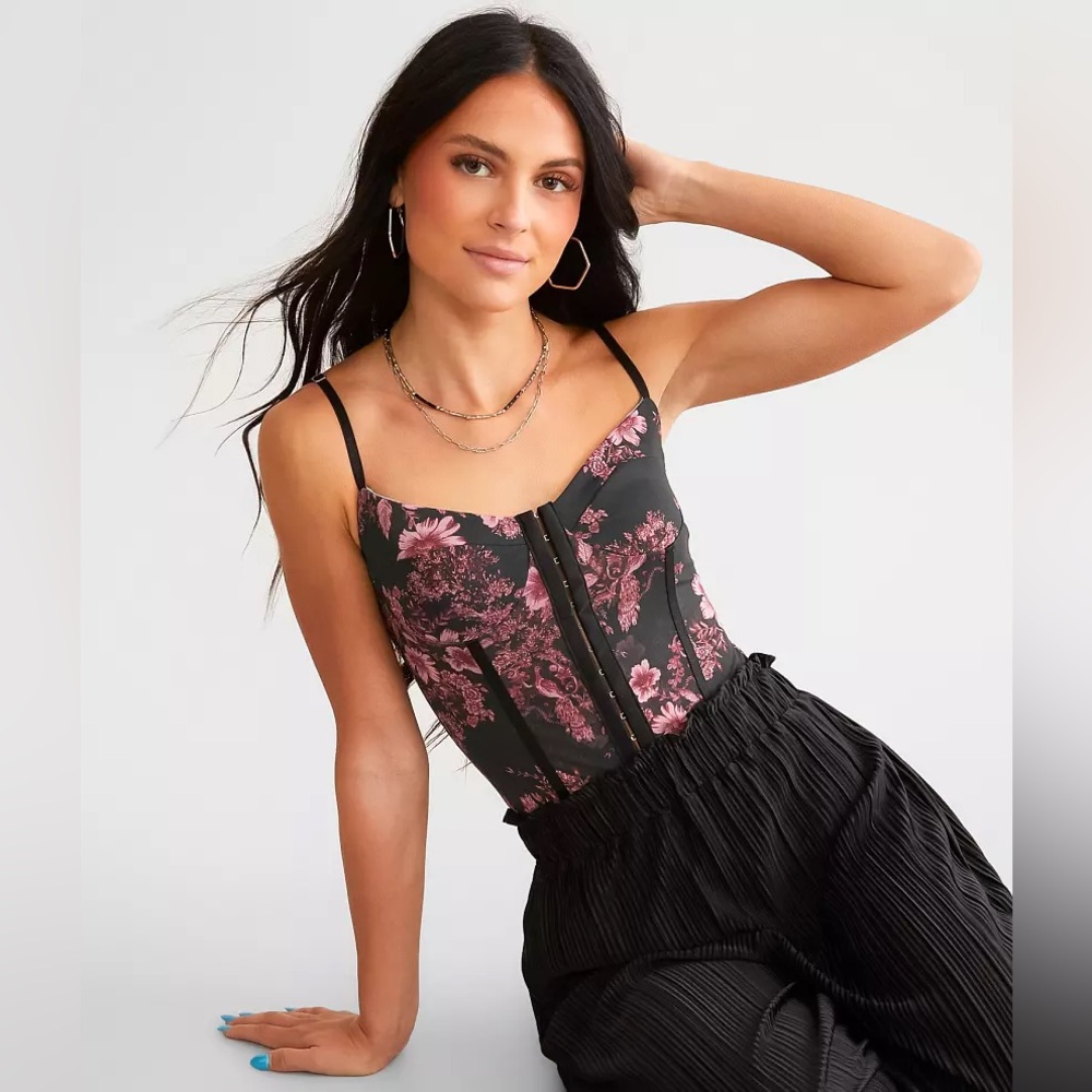 Free People Night Rythm Bodysuit